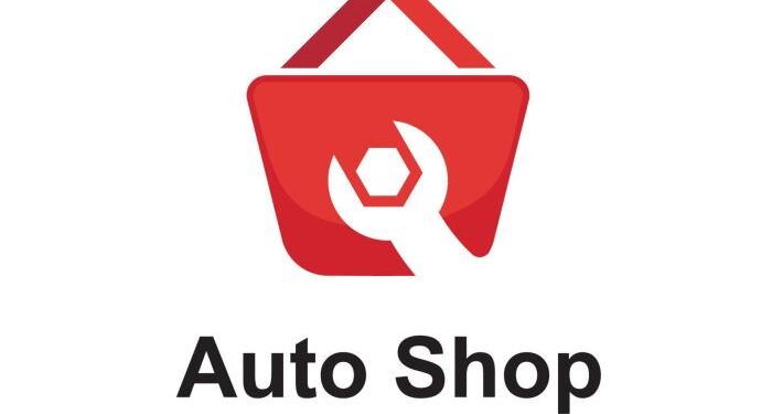 Automotive Store Logo Design Template. Shopping Bag Vector Design ...